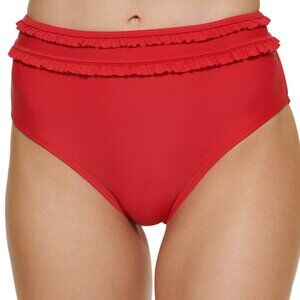 Tommy Hilfiger Ruffled High-Waist Bikini Bottoms